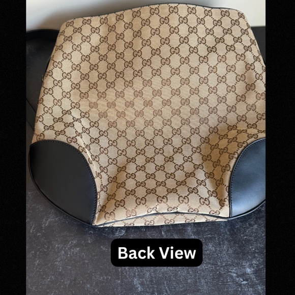GUCCI: Studded Original GG Canvas Hobo Bag (No Damage: Only Used Once) - Picture 4 of 8